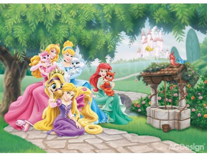Vliesový maxi plakát Princezny se zvířátky FTD m 5231, 160x110cm