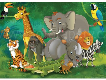 dětská tapeta zoo